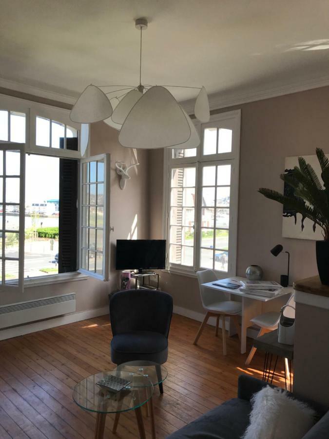 " La Vue " - Studio En Bord De Mer Apartment Довил Екстериор снимка